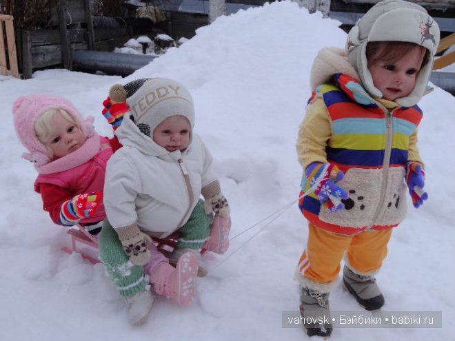 С первым зимним днём — Куклы Реборн (Reborn): домашние фото