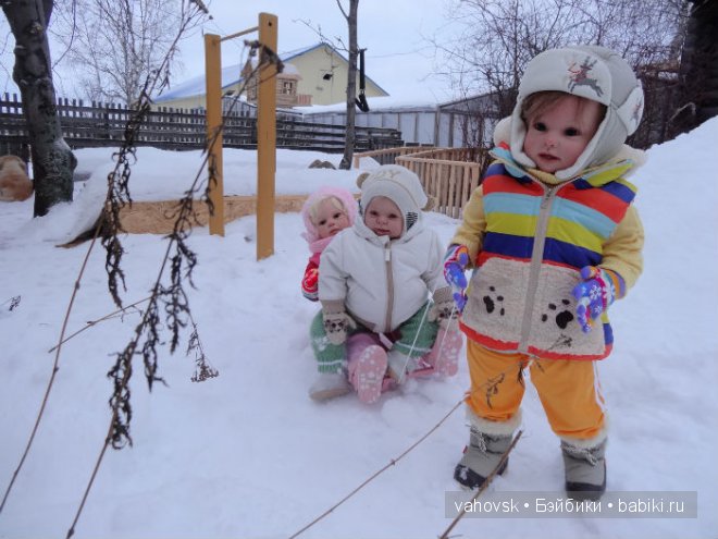 С первым зимним днём — Куклы Реборн (Reborn): домашние фото