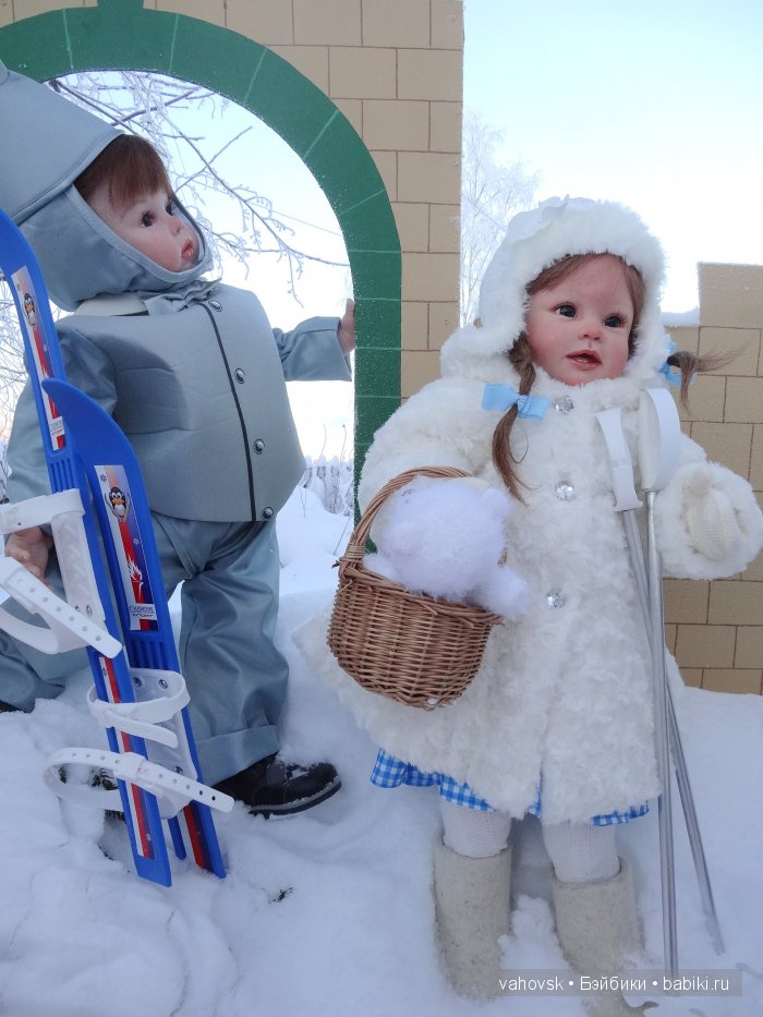 Путешествие в зимнюю сказку! Часть первая. Мои куклы реборн