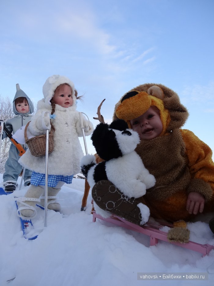 Путешествие в зимнюю сказку! Часть первая. Мои куклы реборн