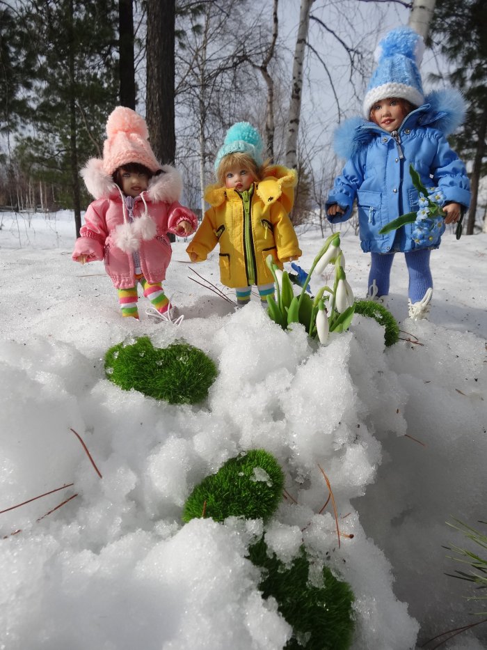 Весна на севере! Коллекционные куклы Helen Kish