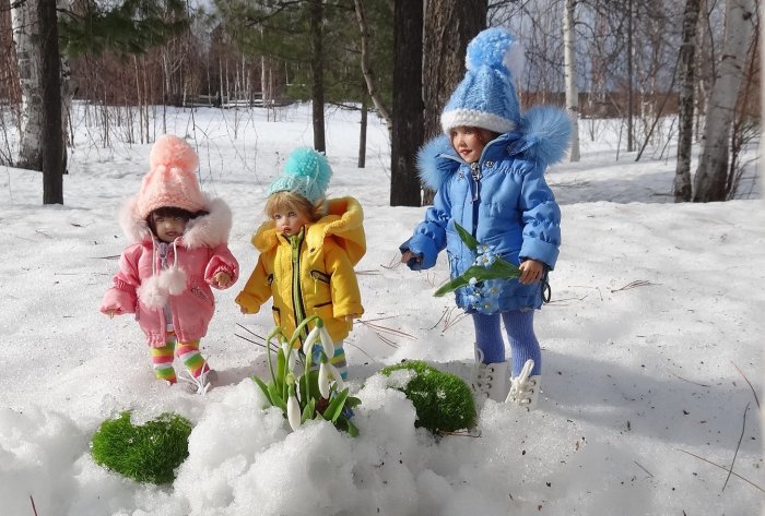 Весна на севере! Коллекционные куклы Helen Kish