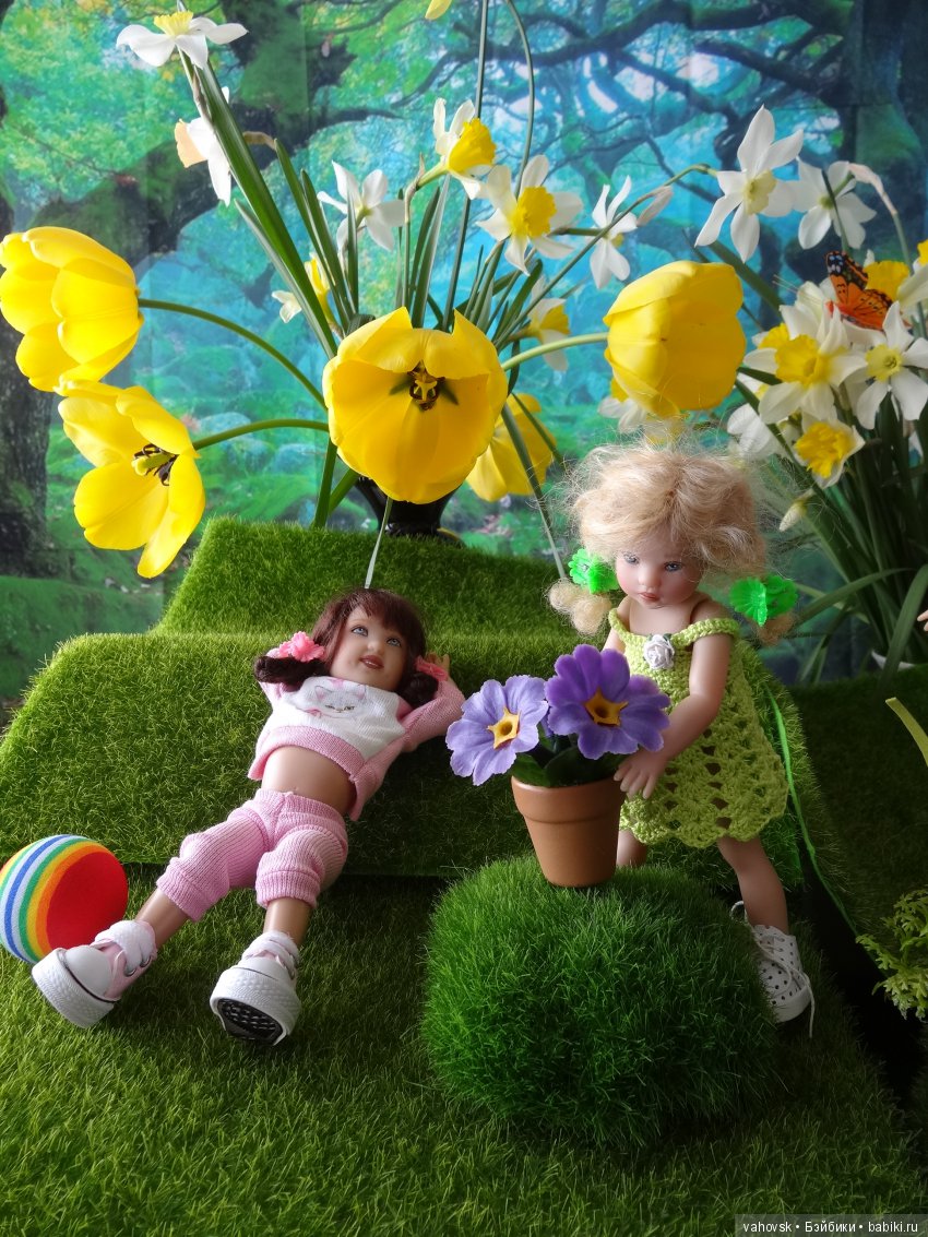 Весна, цветы и маленькие Феи