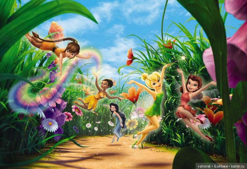 Весна, цветы и маленькие Феи