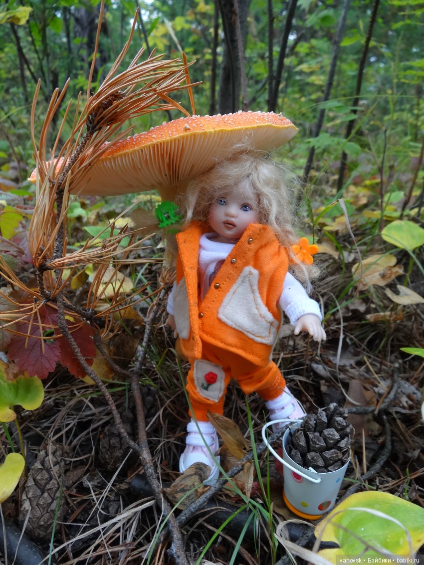 В мире грибов с Мухоморовой Гномочкой! Кукла Хелен Киш