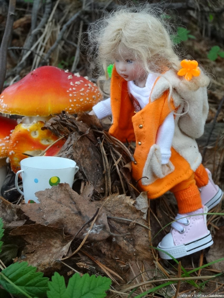 В мире грибов с Мухоморовой Гномочкой! Кукла Хелен Киш