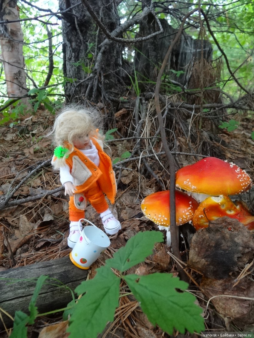 В мире грибов с Мухоморовой Гномочкой! Кукла Хелен Киш