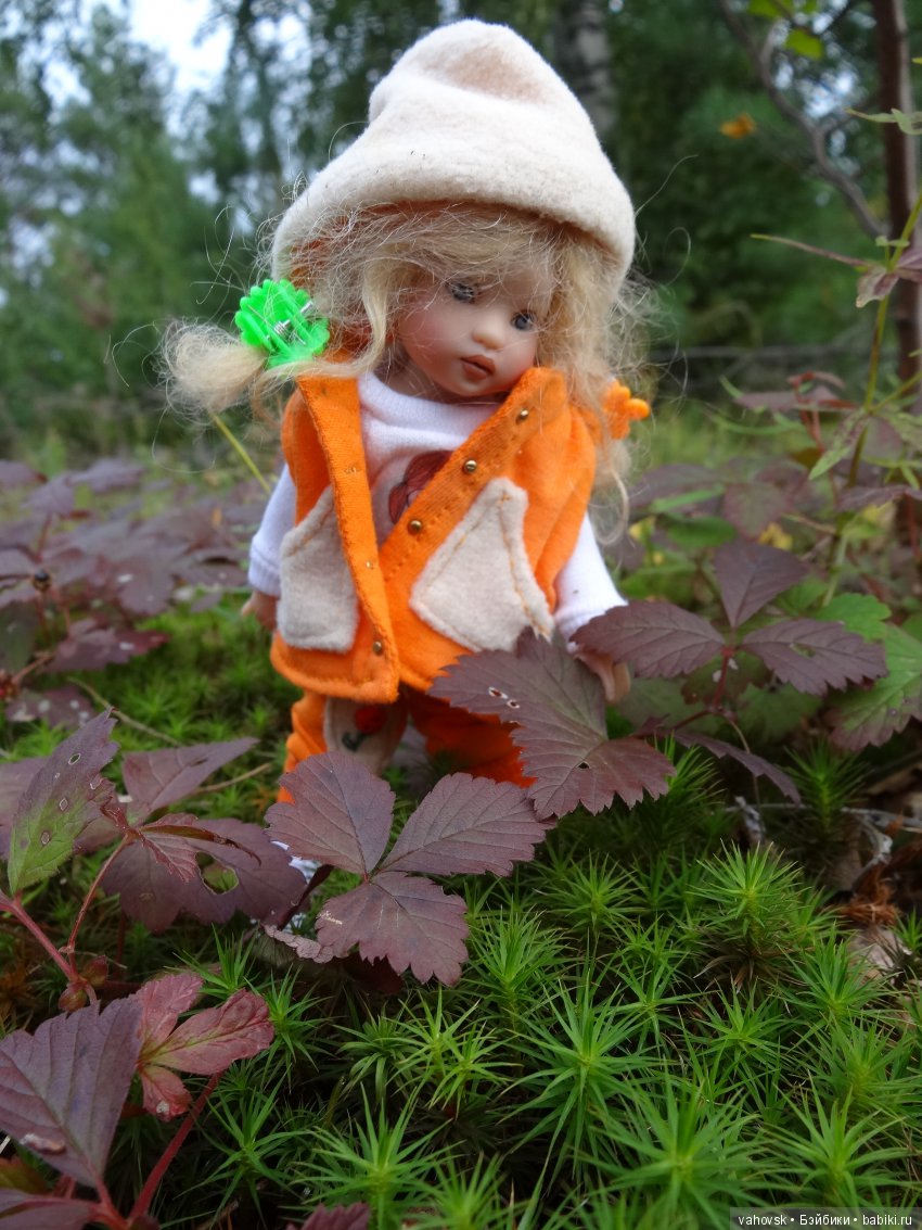 В мире грибов с Мухоморовой Гномочкой! Кукла Хелен Киш