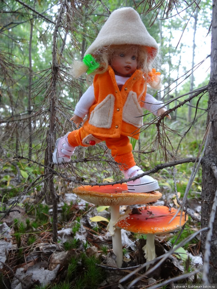 В мире грибов с Мухоморовой Гномочкой! Кукла Хелен Киш
