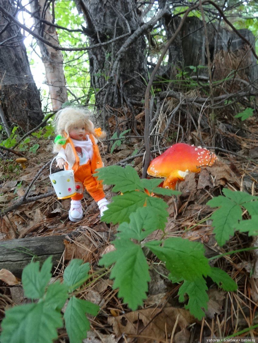 В мире грибов с Мухоморовой Гномочкой! Кукла Хелен Киш