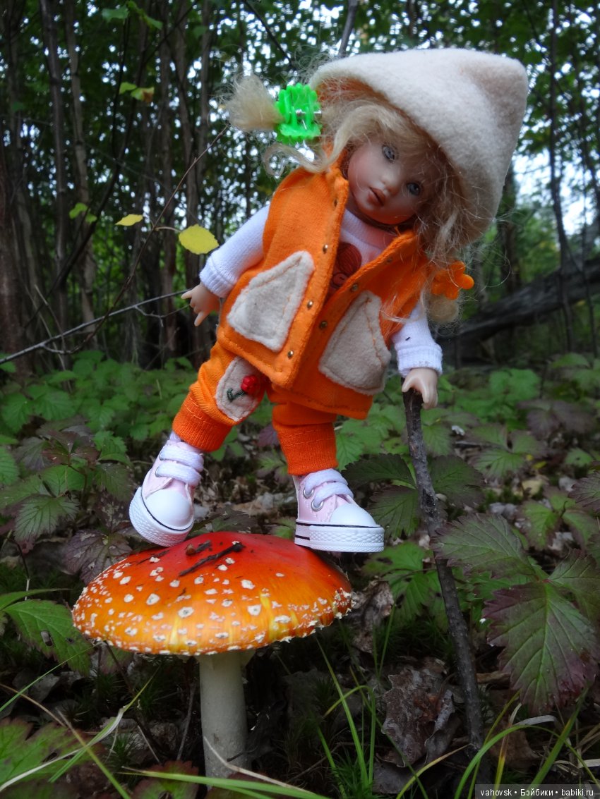 В мире грибов с Мухоморовой Гномочкой! Кукла Хелен Киш