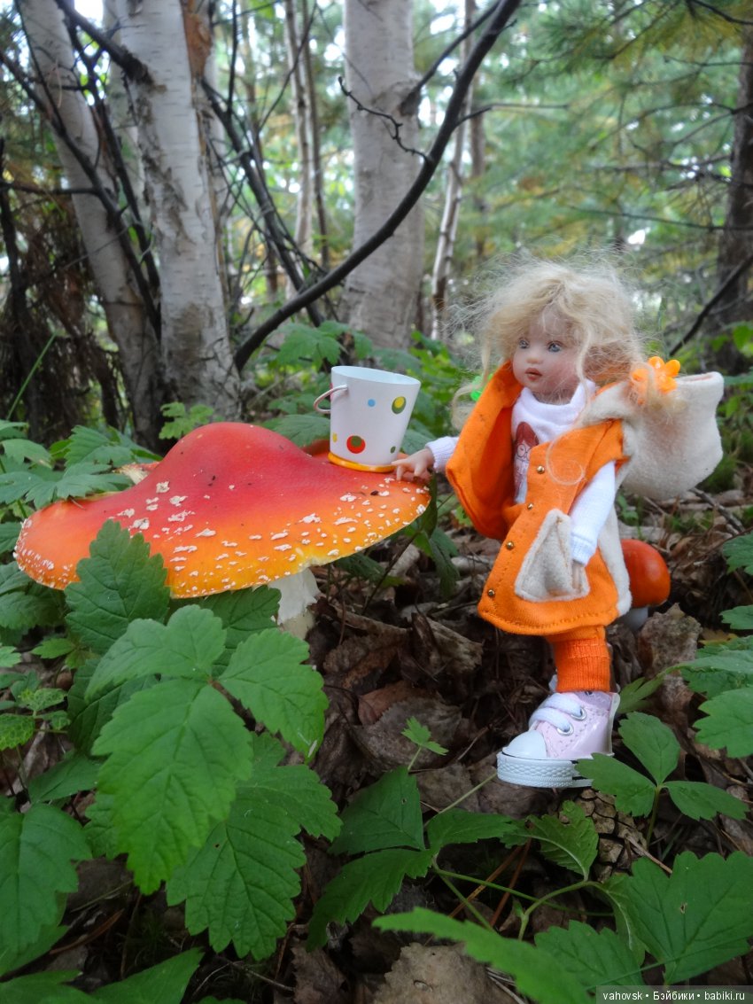 В мире грибов с Мухоморовой Гномочкой! Кукла Хелен Киш