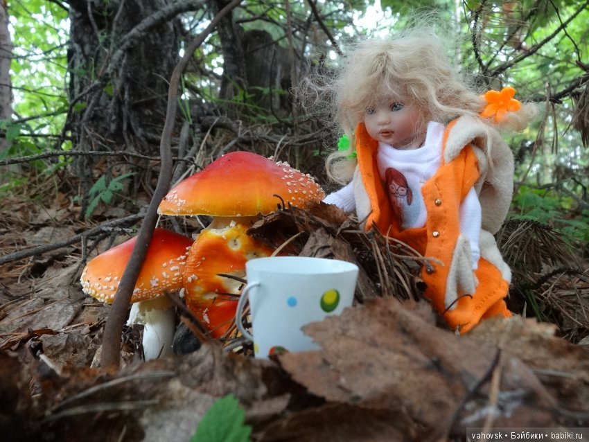 В мире грибов с Мухоморовой Гномочкой! Кукла Хелен Киш