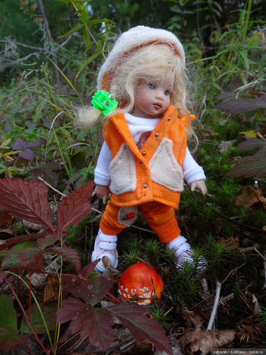 В мире грибов с Мухоморовой Гномочкой! Кукла Хелен Киш