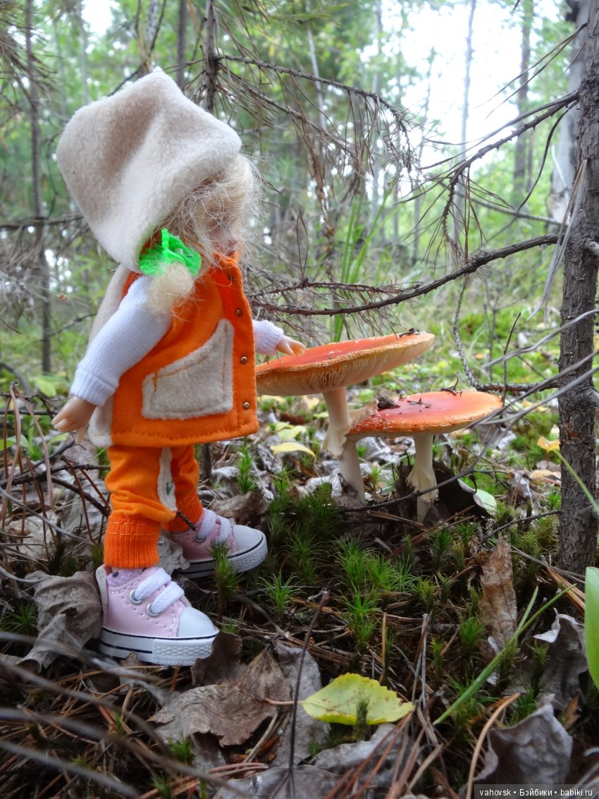 В мире грибов с Мухоморовой Гномочкой! Кукла Хелен Киш