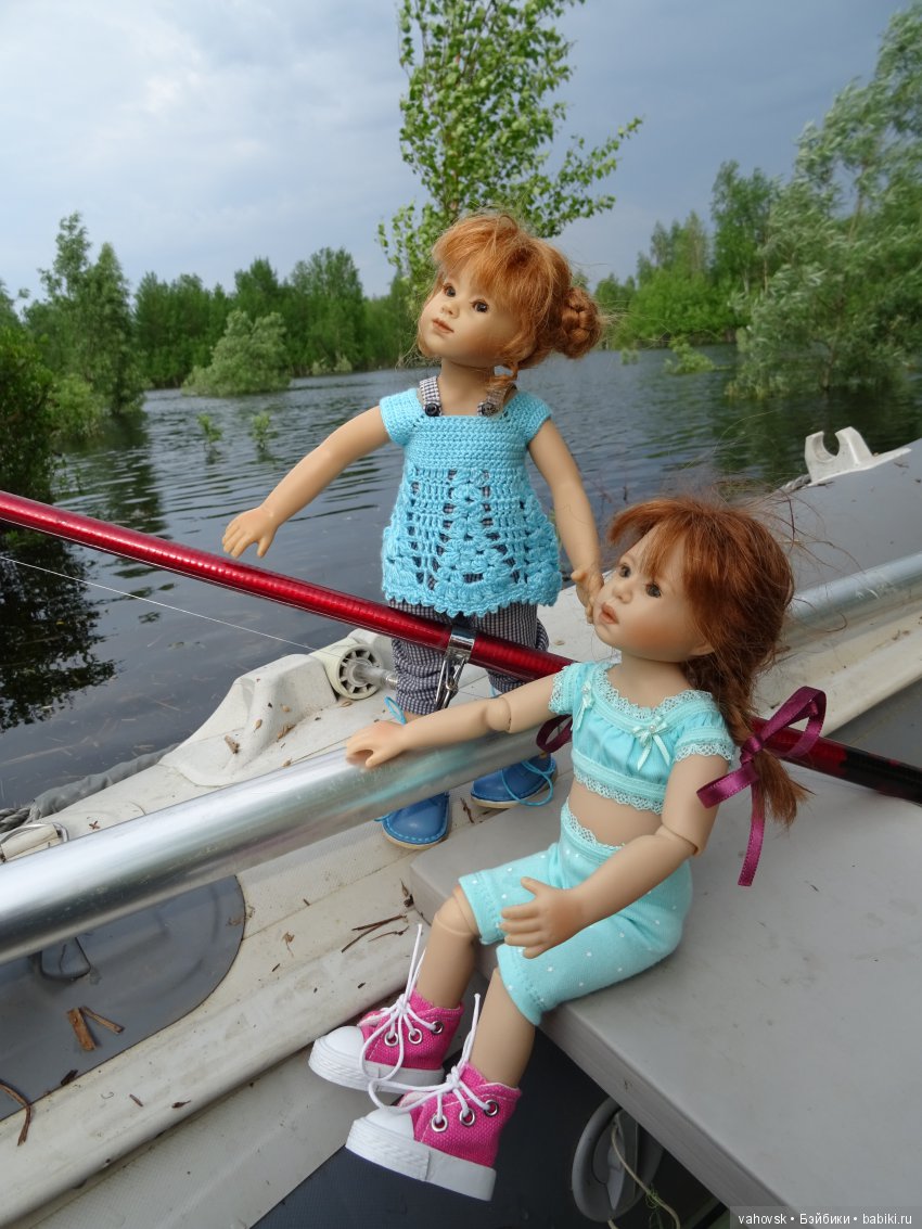 Летний день для моих "плюшечек". На рыбалке