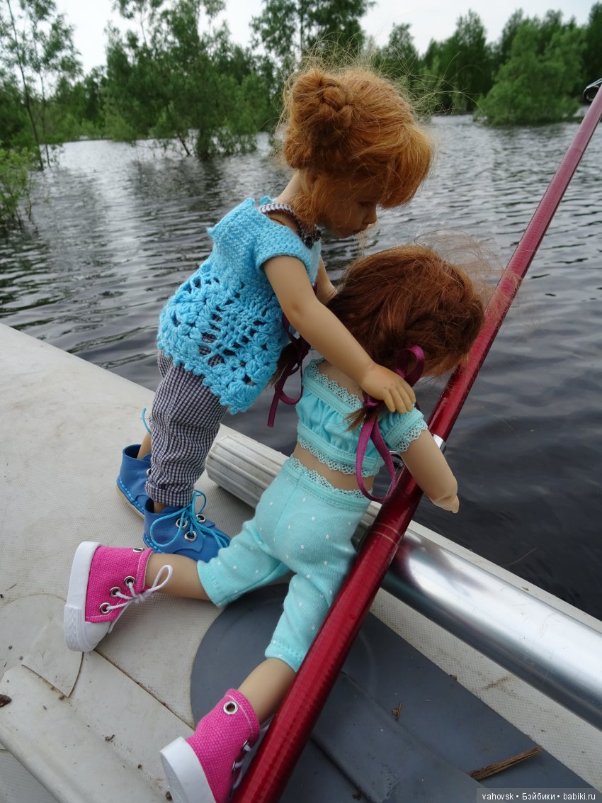 Летний день для моих "плюшечек". На рыбалке