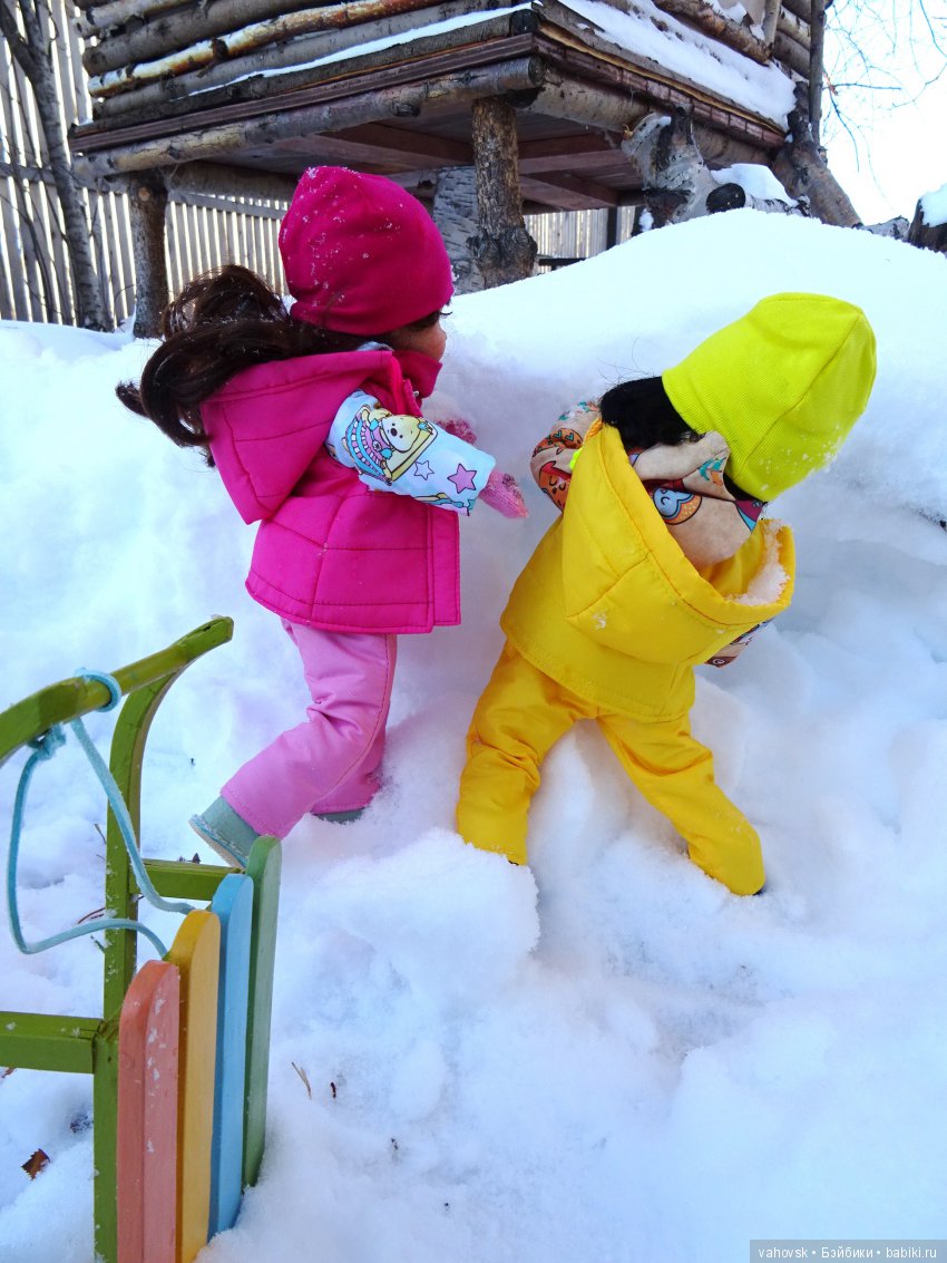 Кому хочется снега? Куклы Паола Рейна. Часть 2