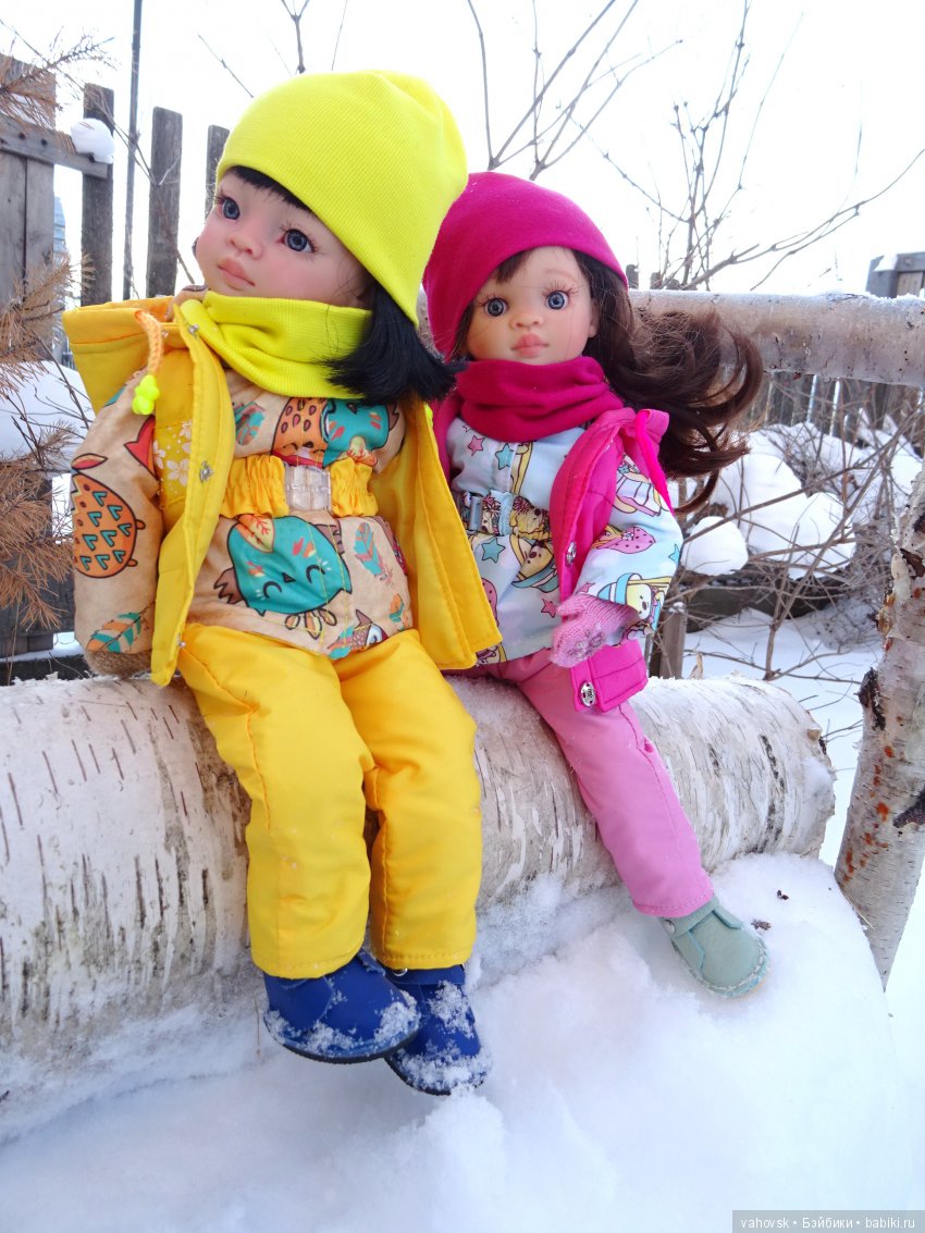 Кому хочется снега? Куклы Паола Рейна. Часть 2