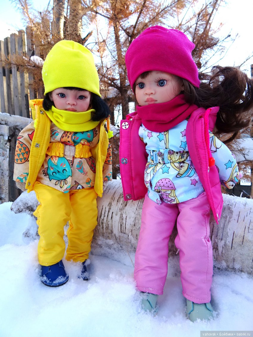Кому хочется снега? Куклы Паола Рейна. Часть 2