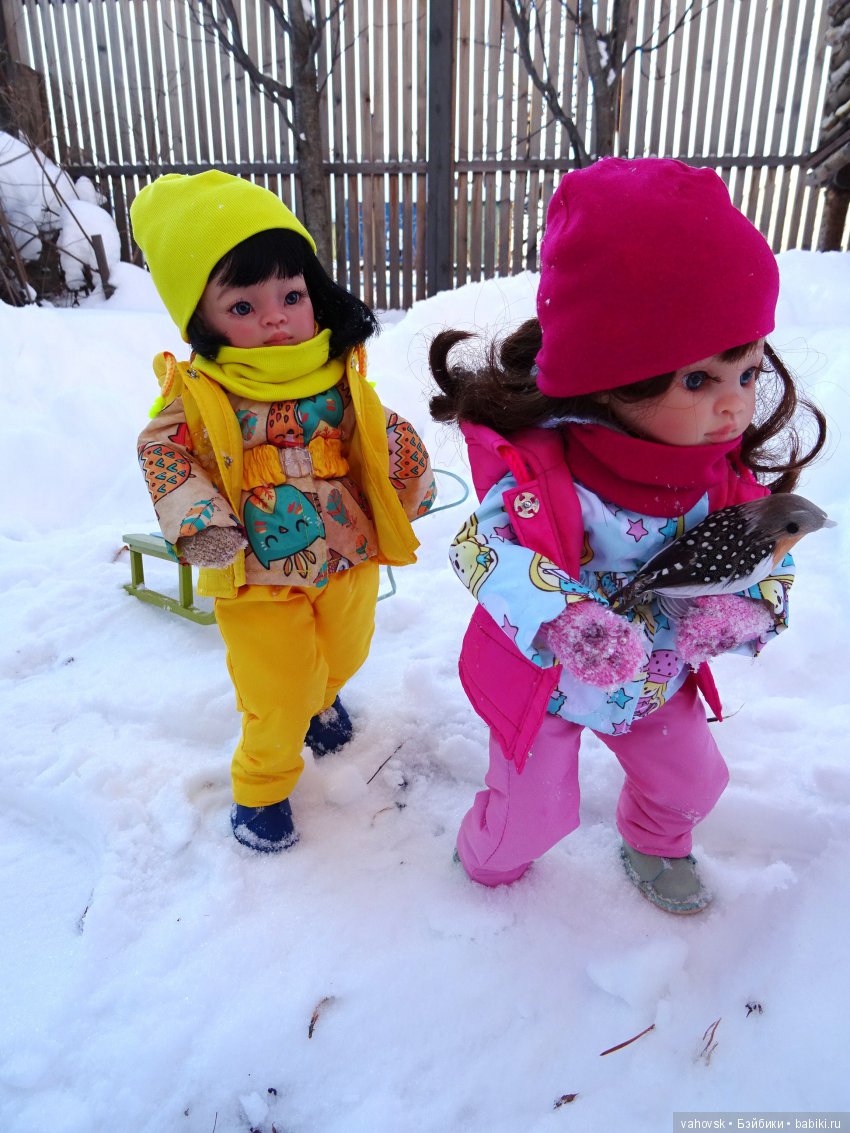 Кому хочется снега? Куклы Паола Рейна. Часть 2