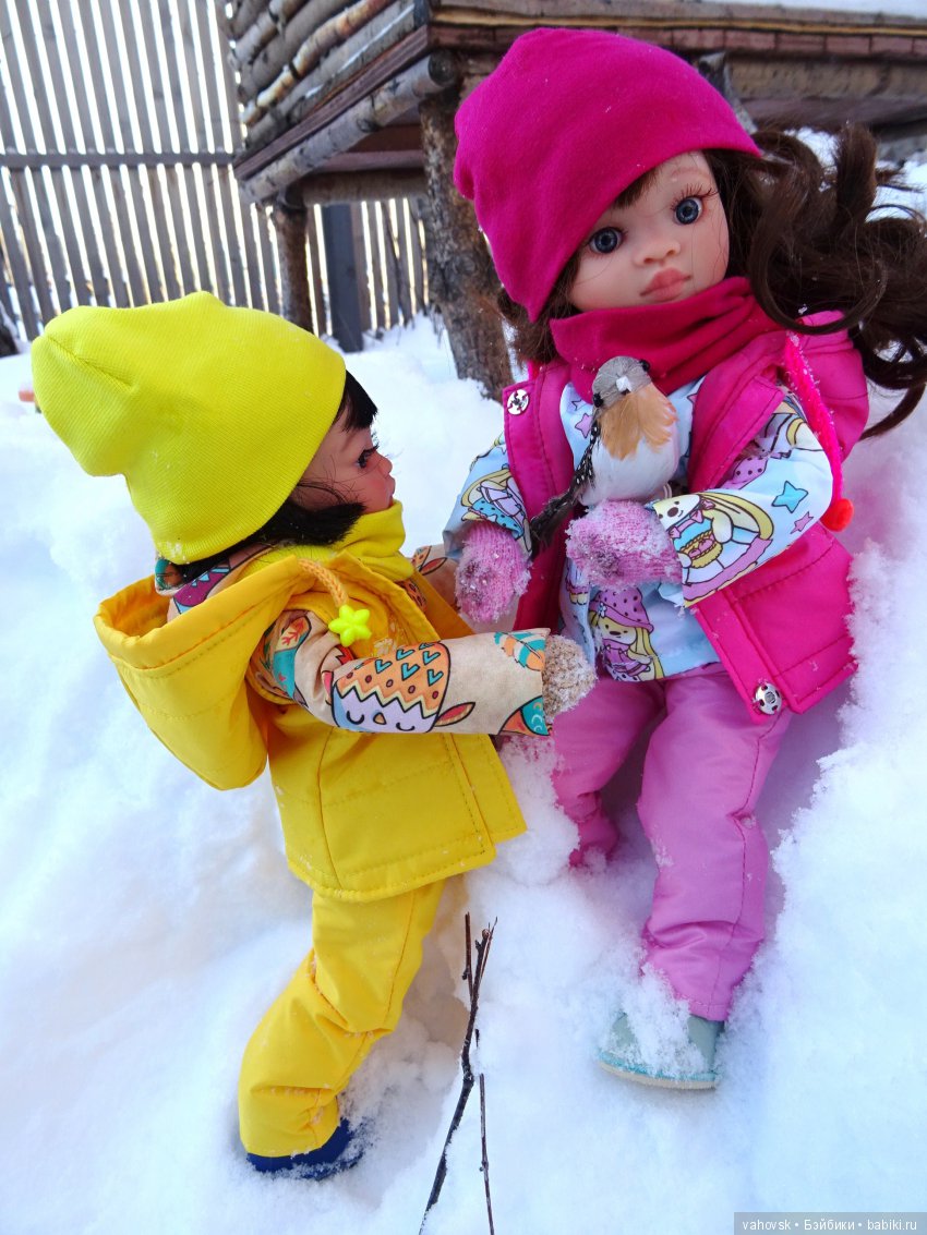 Кому хочется снега? Куклы Паола Рейна. Часть 2