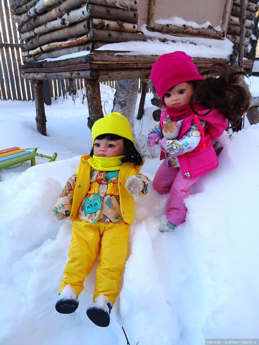 Кому хочется снега? Куклы Паола Рейна. Часть 2