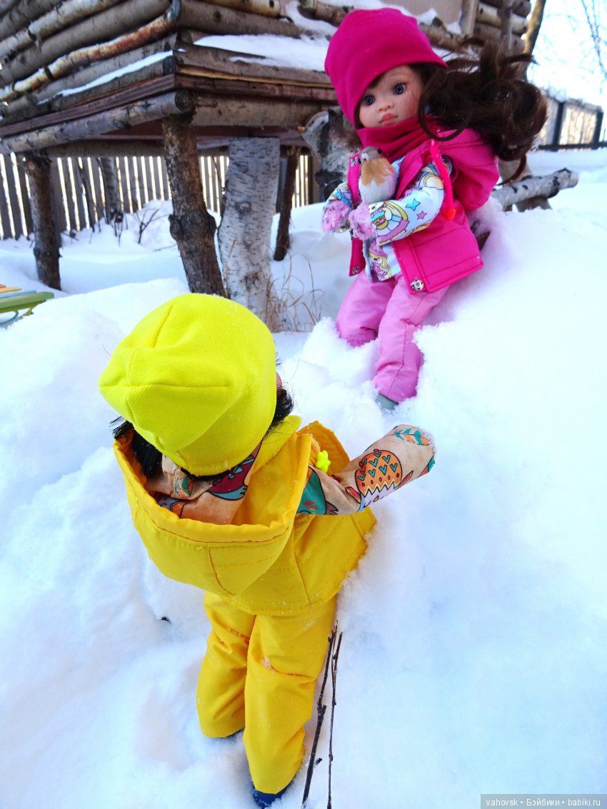 Кому хочется снега? Куклы Паола Рейна. Часть 2
