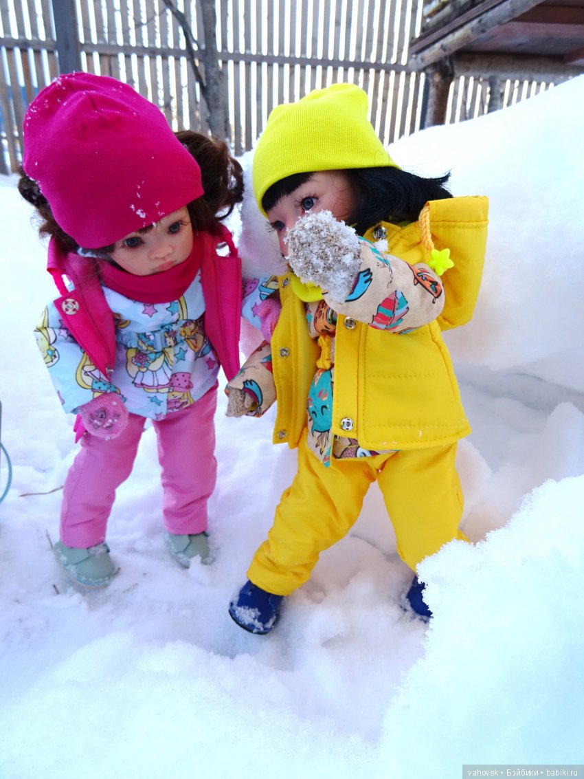 Кому хочется снега? Куклы Паола Рейна. Часть 2