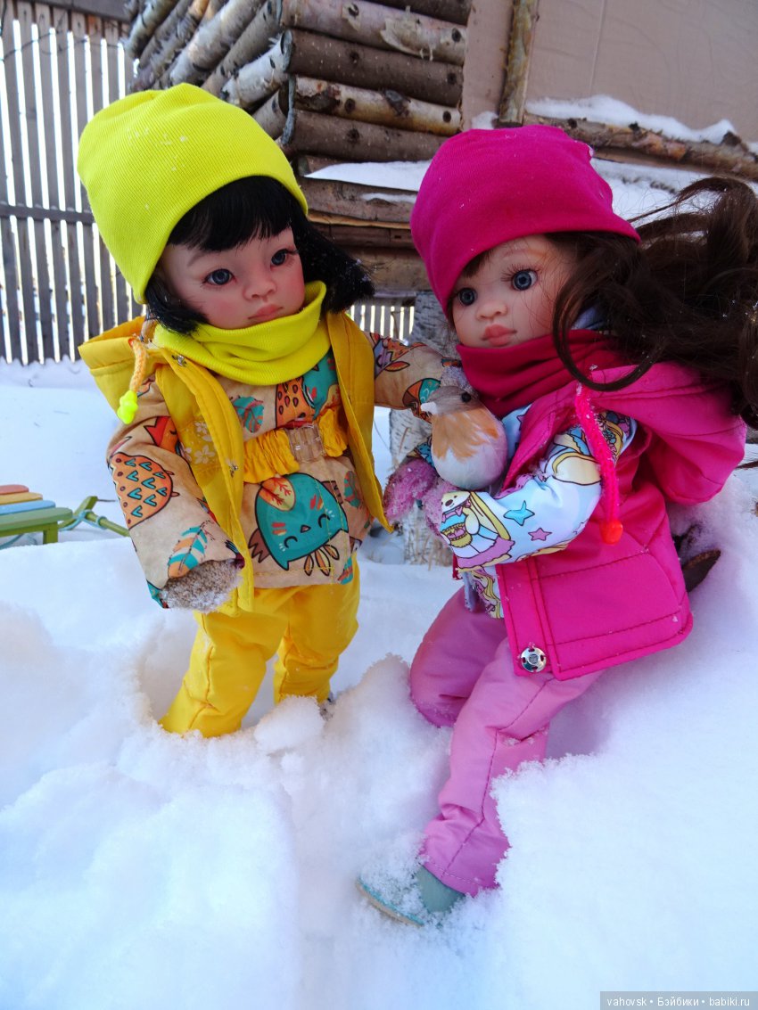 Кому хочется снега? Куклы Паола Рейна. Часть 2