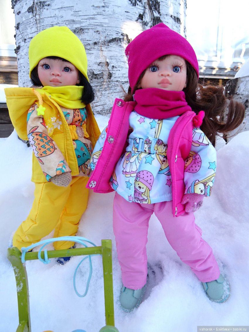 Кому хочется снега? Куклы Паола Рейна. Часть 2