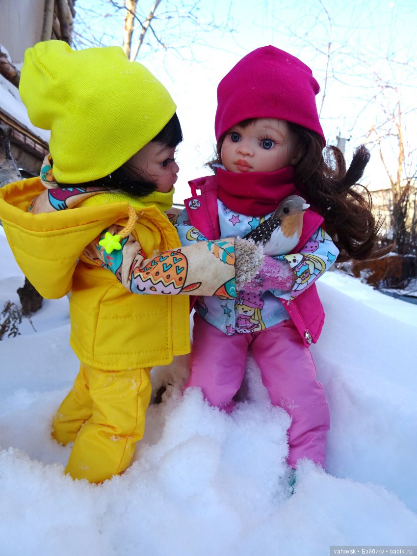 Кому хочется снега? Куклы Паола Рейна. Часть 2