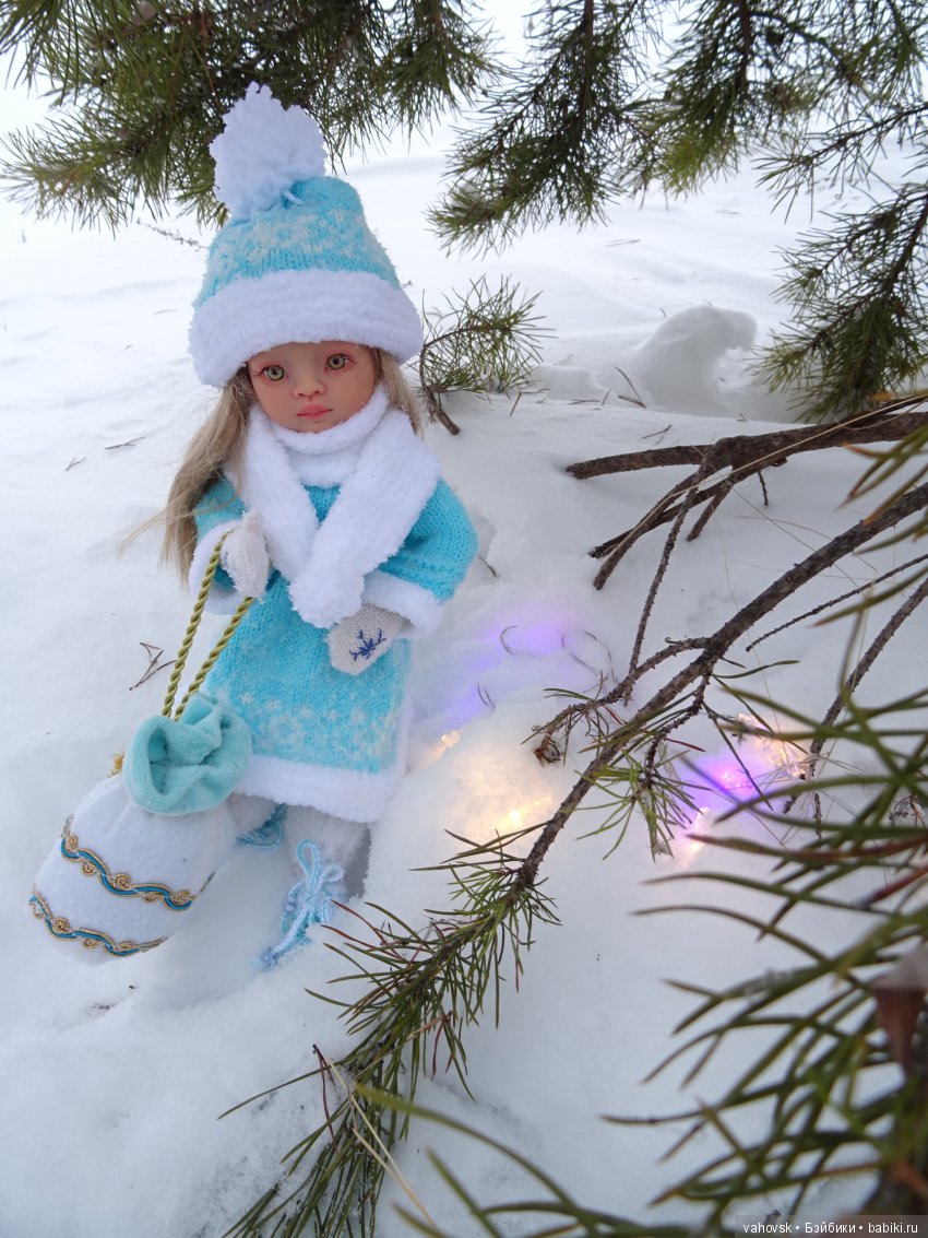 Где живет Снегурочка — ООАК Paola Reina (Паола Рейна) и испанских кукол: перерисовка