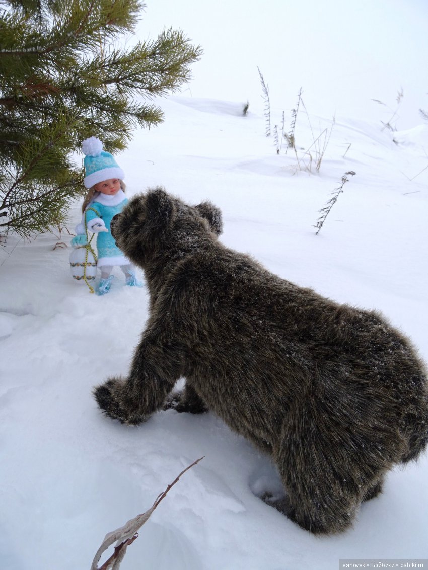 Где живет Снегурочка — ООАК Paola Reina (Паола Рейна) и испанских кукол: перерисовка (фото 7)