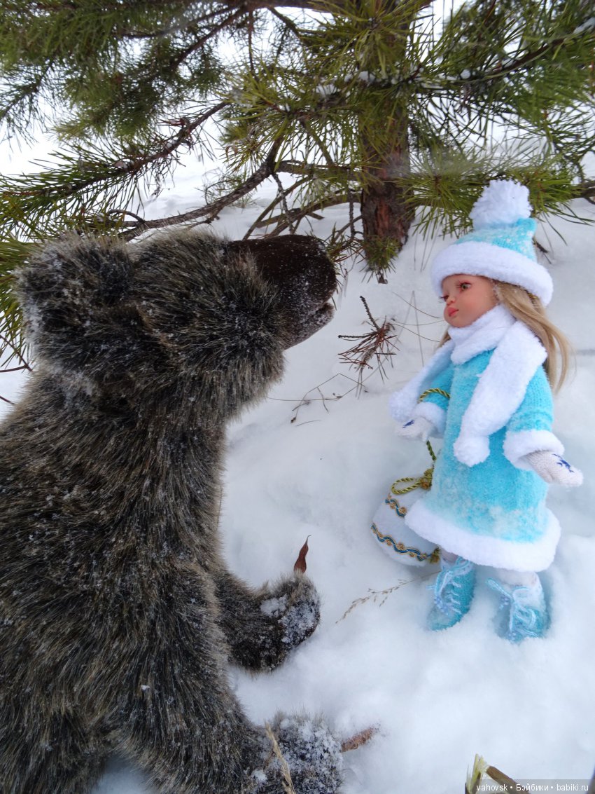 Где живет Снегурочка — ООАК Paola Reina (Паола Рейна) и испанских кукол: перерисовка (фото 8)