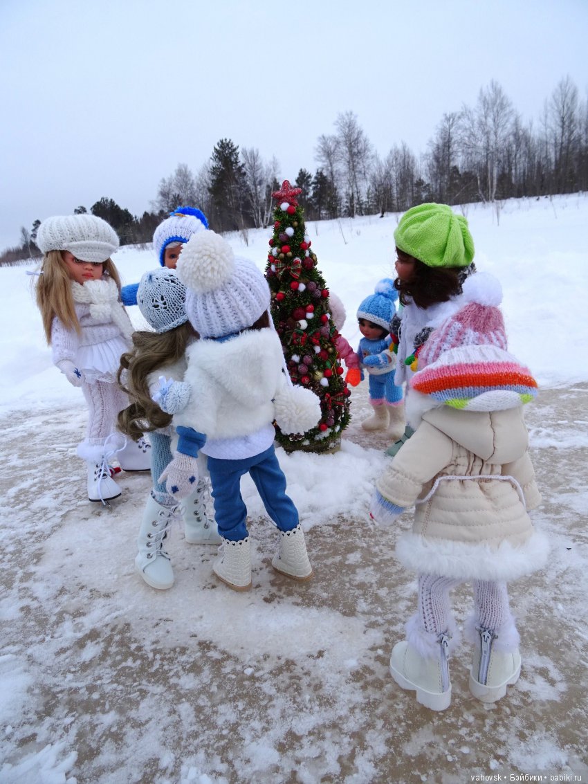 Ожидание Нового года — ООАК Paola Reina (Паола Рейна) и испанских кукол: перерисовка (фото 7)