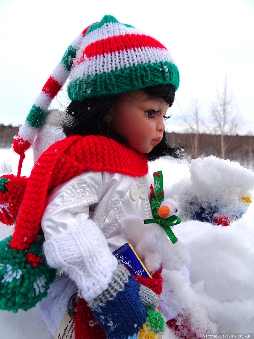 Ожидание Нового года — ООАК Paola Reina (Паола Рейна) и испанских кукол: перерисовка (фото 4)