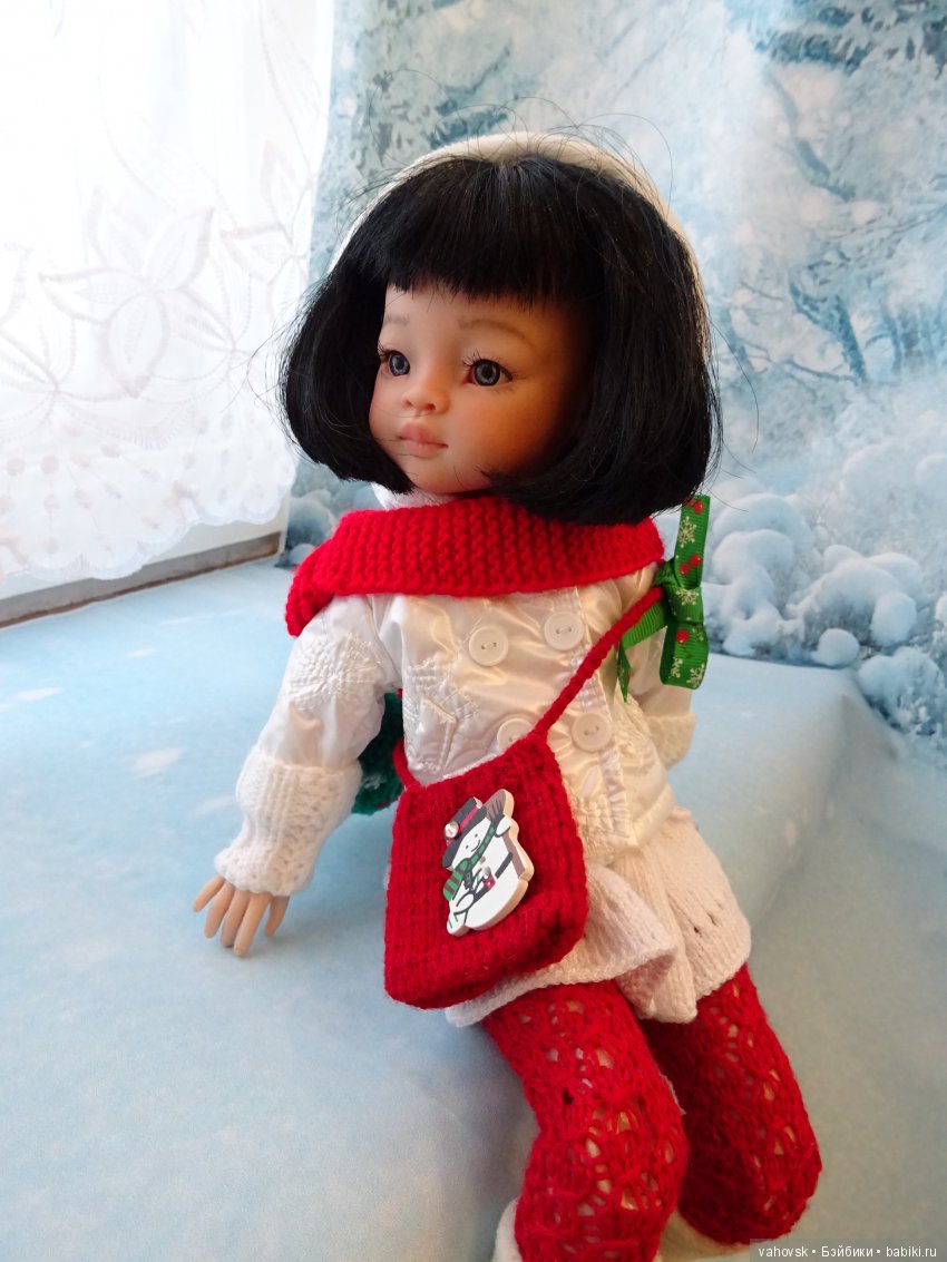 Ожидание Нового года — ООАК Paola Reina (Паола Рейна) и испанских кукол: перерисовка