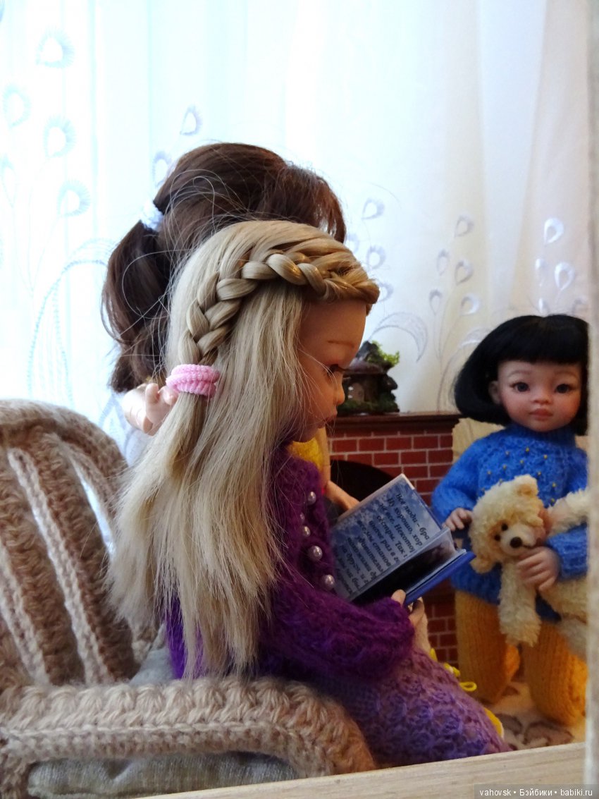 Ожидание Нового года — ООАК Paola Reina (Паола Рейна) и испанских кукол: перерисовка