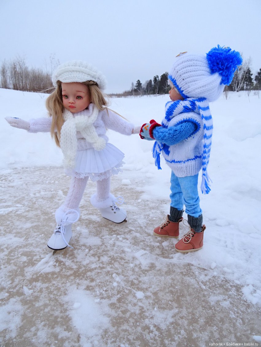 Ожидание Нового года — ООАК Paola Reina (Паола Рейна) и испанских кукол: перерисовка