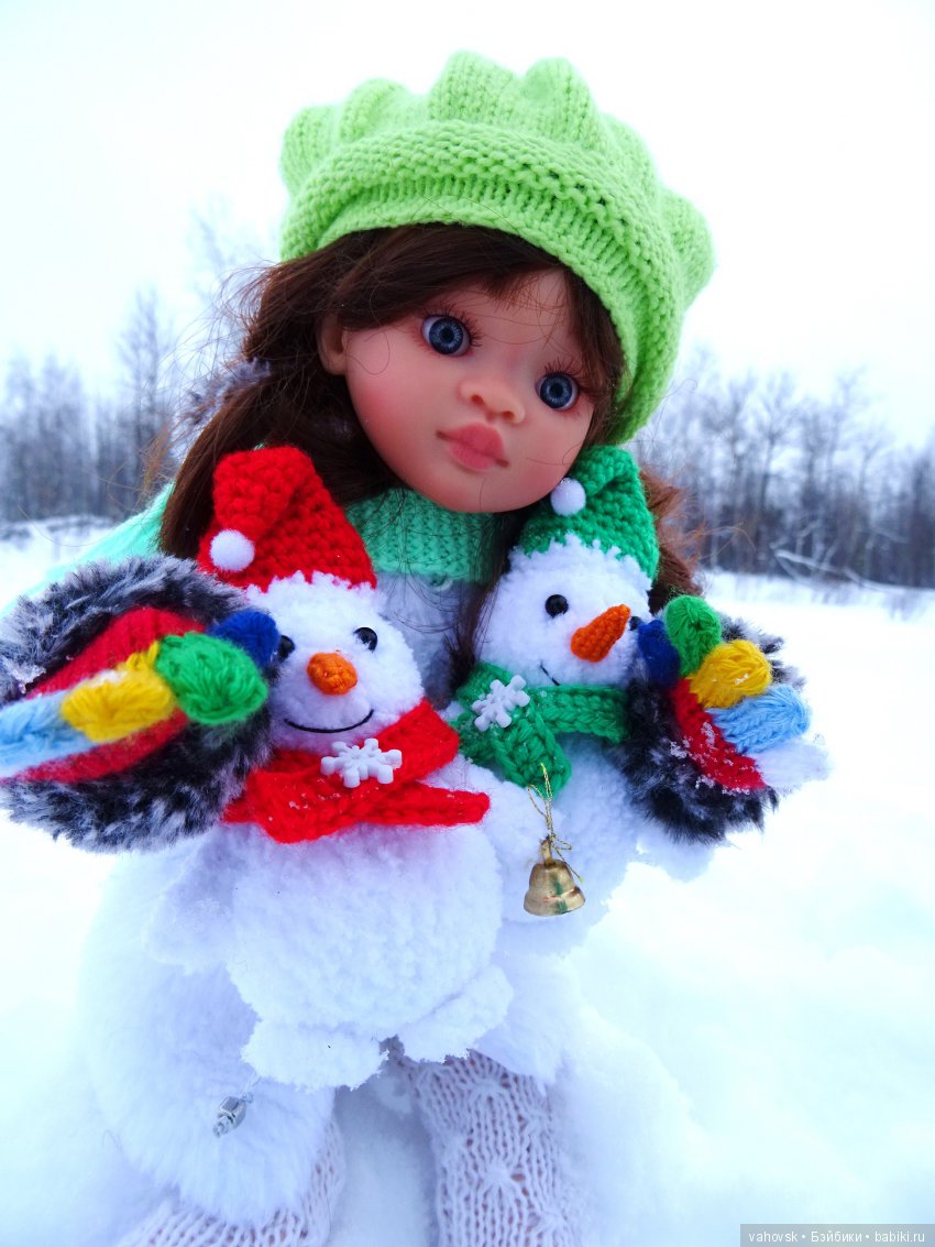 Ожидание Нового года — ООАК Paola Reina (Паола Рейна) и испанских кукол: перерисовка