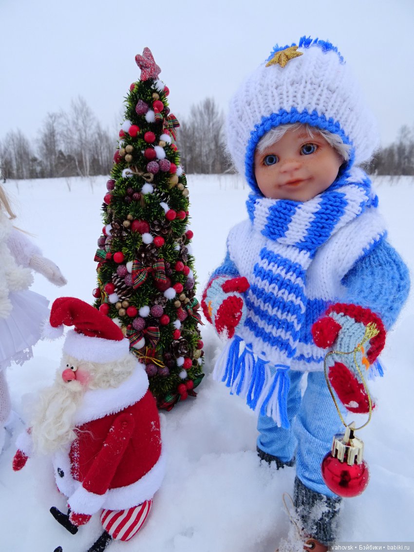 Ожидание Нового года — ООАК Paola Reina (Паола Рейна) и испанских кукол: перерисовка