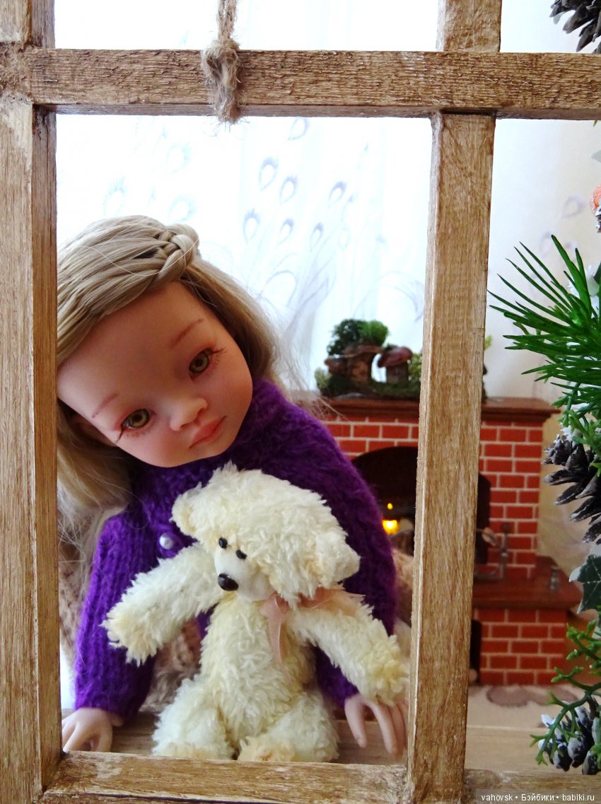 Ожидание Нового года — ООАК Paola Reina (Паола Рейна) и испанских кукол: перерисовка