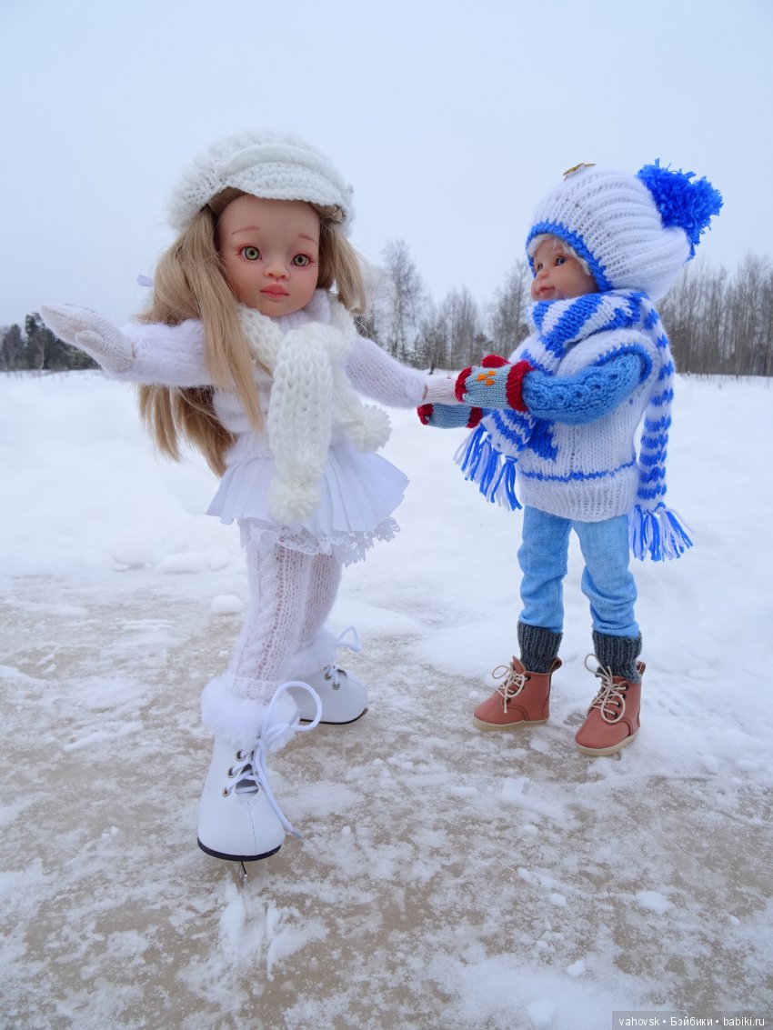 Ожидание Нового года — ООАК Paola Reina (Паола Рейна) и испанских кукол: перерисовка