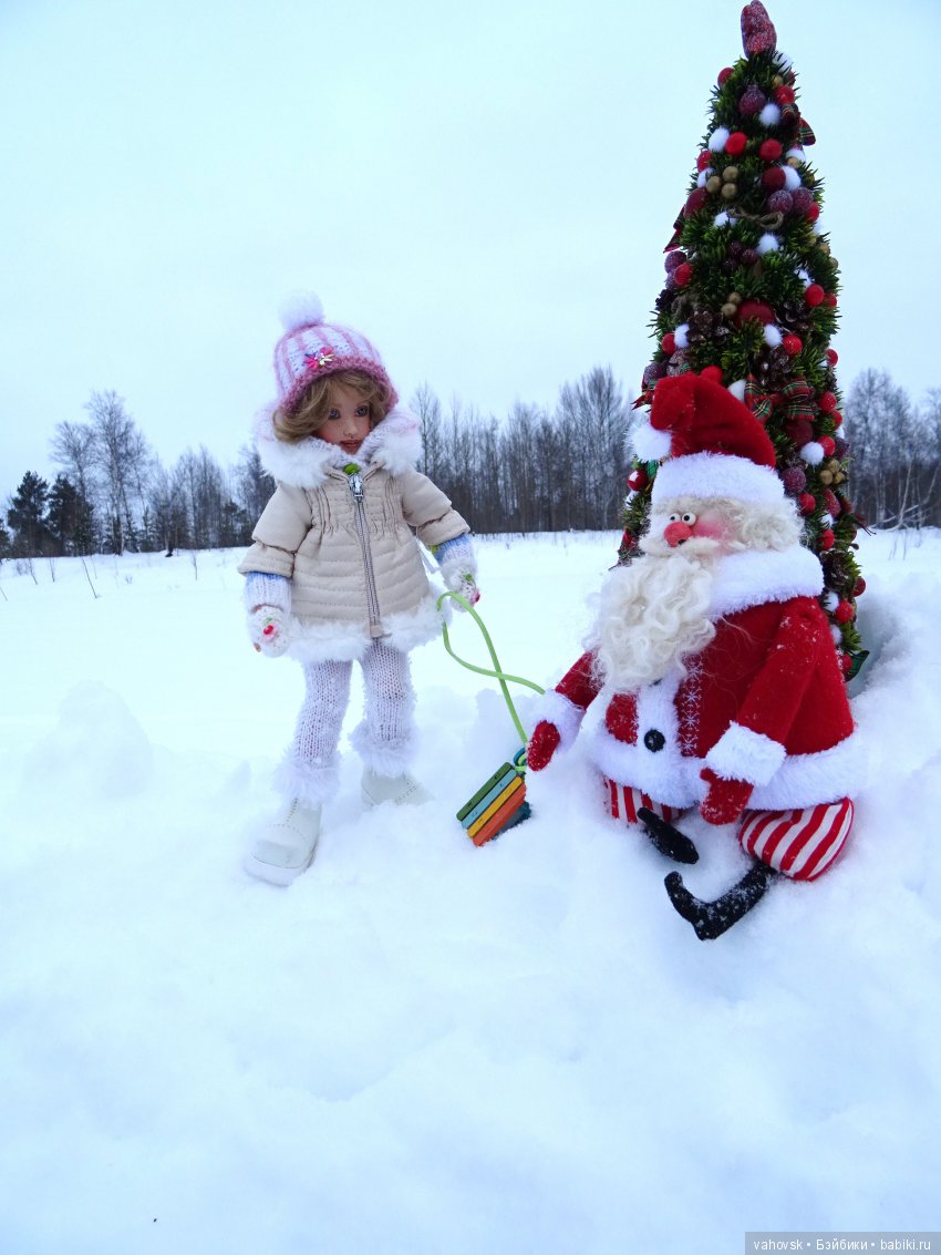 Ожидание Нового года — ООАК Paola Reina (Паола Рейна) и испанских кукол: перерисовка