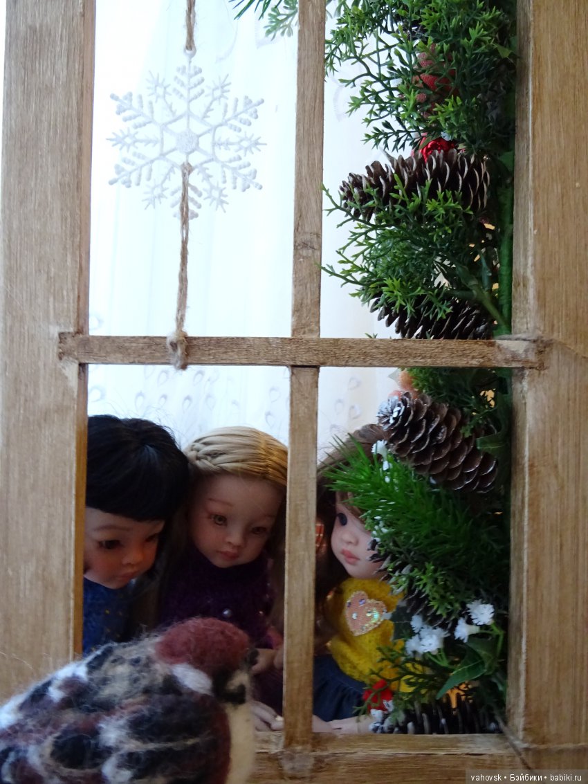 Ожидание Нового года — ООАК Paola Reina (Паола Рейна) и испанских кукол: перерисовка