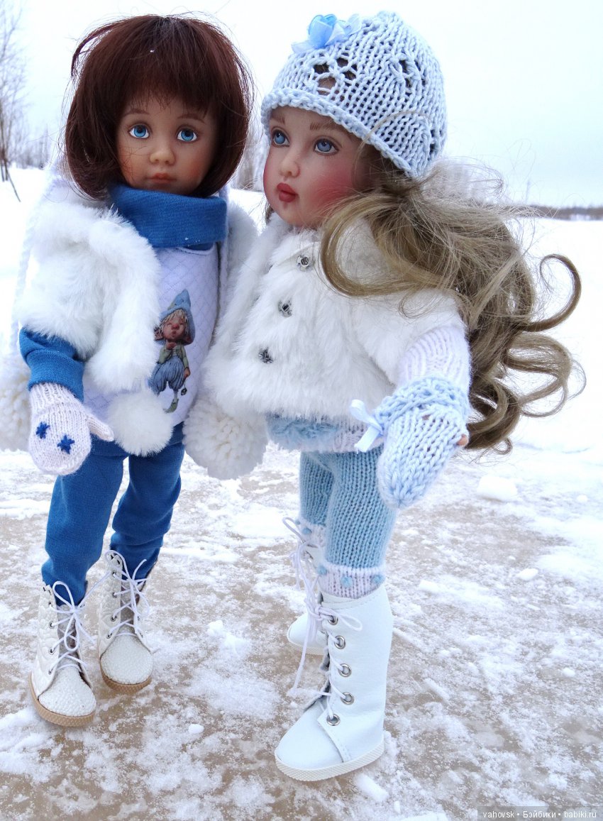 Ожидание Нового года — ООАК Paola Reina (Паола Рейна) и испанских кукол: перерисовка