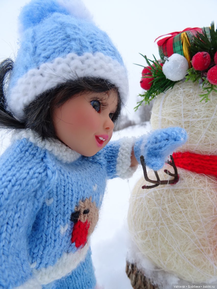 Ожидание Нового года — ООАК Paola Reina (Паола Рейна) и испанских кукол: перерисовка