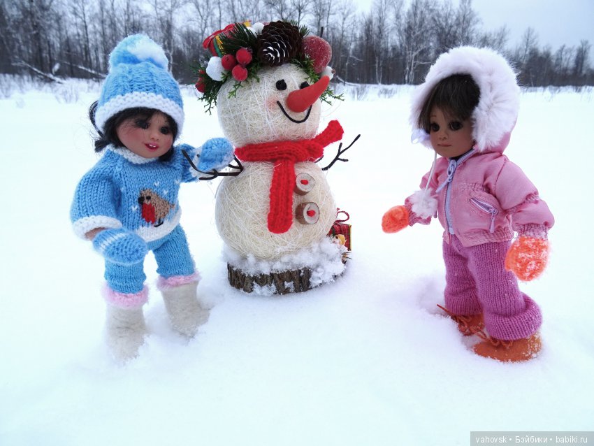 Ожидание Нового года — ООАК Paola Reina (Паола Рейна) и испанских кукол: перерисовка