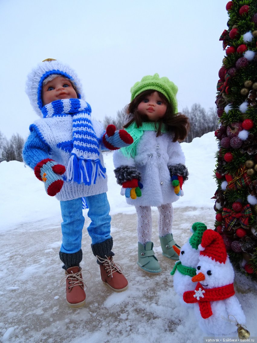 Ожидание Нового года — ООАК Paola Reina (Паола Рейна) и испанских кукол: перерисовка
